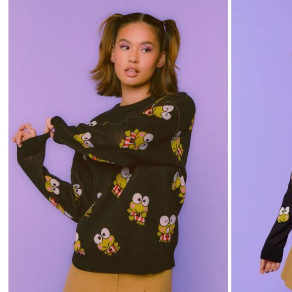 NWOT Keroppi sweater